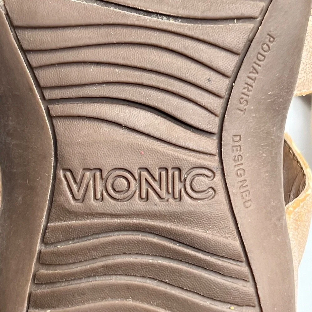VIONIC 9 Adjustable Pink Slide Sandals - Misa Summer Vacation Open Toe‎ Casual